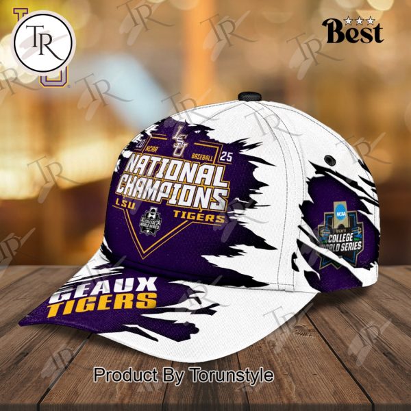 2025 NCAA Baseball National Champions LSU Tigers Geaux Tigers Special Edition Cap