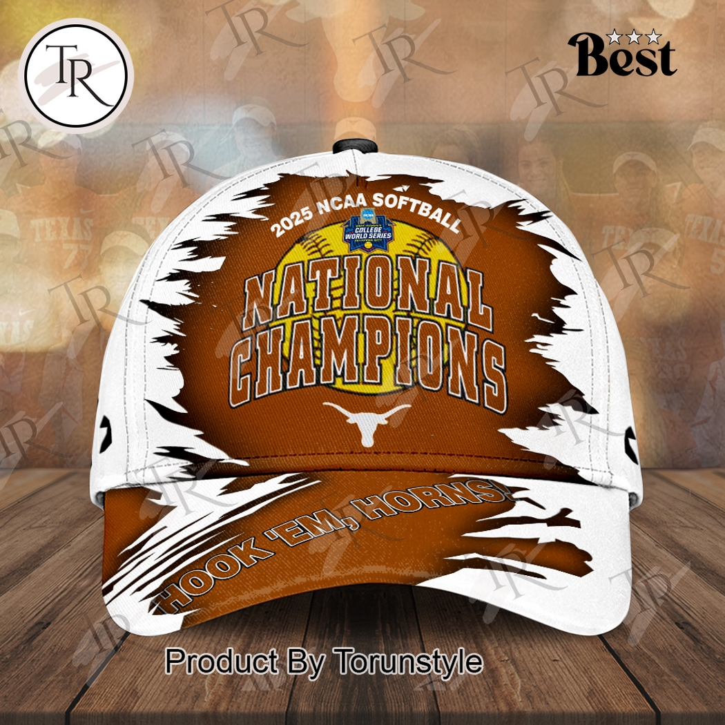2025 NCAA Softball National Champions Texas Longhorns Hook 'Em, Horns! Limited Edition Cap 2025 NCAA Softball National Champions Texas Longhorns Hook 'Em, Horns! Limited Edition Cap