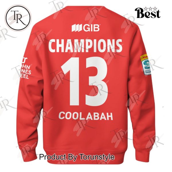 2025 Super Rugby Champions Crusaders 13 Coolabah Hoodie