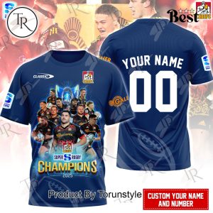 Super Rugby Champions 2025 Chiefs Custom Name Limited Edition Hoodie