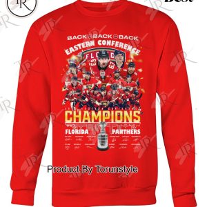 Back Back Back Eastern Conference Champions 2025 Florida Panthers Limited Edition T-Shirt