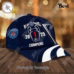 Paris Saint-Germain F.C We Are Paris Number 1 2025 Champions Limited Edition Cap