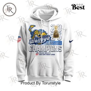 Toledo Walleye 2025 East Coast Hockey League Champions Limited Edition Hoodie