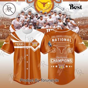 Texas Longhorns NCAA Division I Softball National Champions 2025 Limited Edition Baseball Jersey