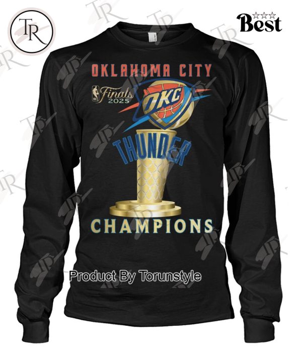 Oklahoma City Thunder Finals 2025 Champions Limited Edition T-Shirt