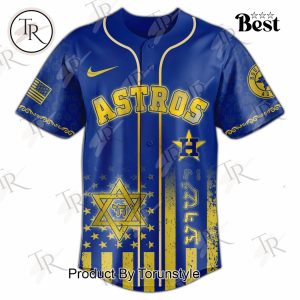 Houston Astros X Jewish Heritage Month 2025 Limited Edition Baseball Jersey