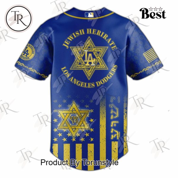 Los Angeles Dodgers X Jewish Heritage Month 2025 Limited Edition Baseball Jersey