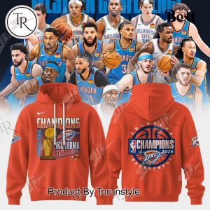 Finals Champions 2025 Oklahoma City Thunder New Special Edition Hoodie – Orange