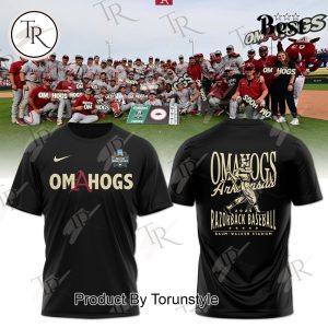 Omahogs Arkansas Razorbacks 2025 Limited Edition Hoodie – Black