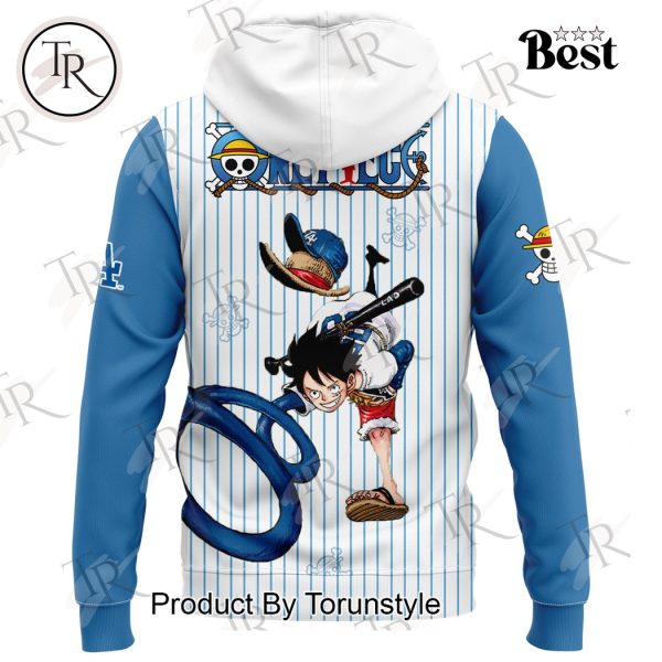 Los Angeles Dodgers X One Piece Night Monkey D Luffy Special Edition Hoodie