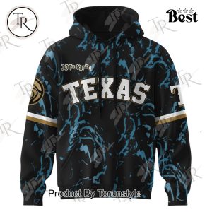 Texas Rangers 2025 X Jujutsu Kaisen Yuji Itadori Custom Name Hoodie