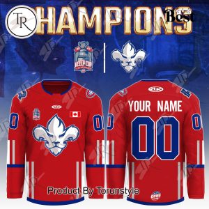 Trois-Rivieres Lions 2025 Kelly Cup Playoffs Custom Name Limited Edition Hockey Jersey – Red