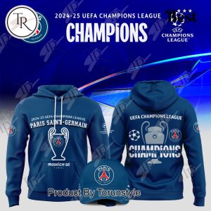Paris Saint-Germain 2024-25 UEFA Champions League Champions Limited Edition Hoodie Paris Saint-Germain 2024-25 UEFA Champions League Champions Limited Edition Hoodie