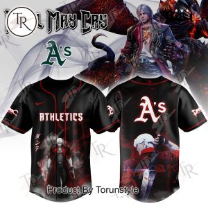 Athletics X Dante Devil May Cry 2025 Special Edition Baseball Jersey