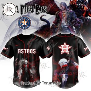 Houston Astros X Dante Devil May Cry 2025 Special Edition Baseball Jersey