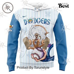 Los Angeles Dodgers X One Piece Night Monkey D Luffy Special Edition Hoodie