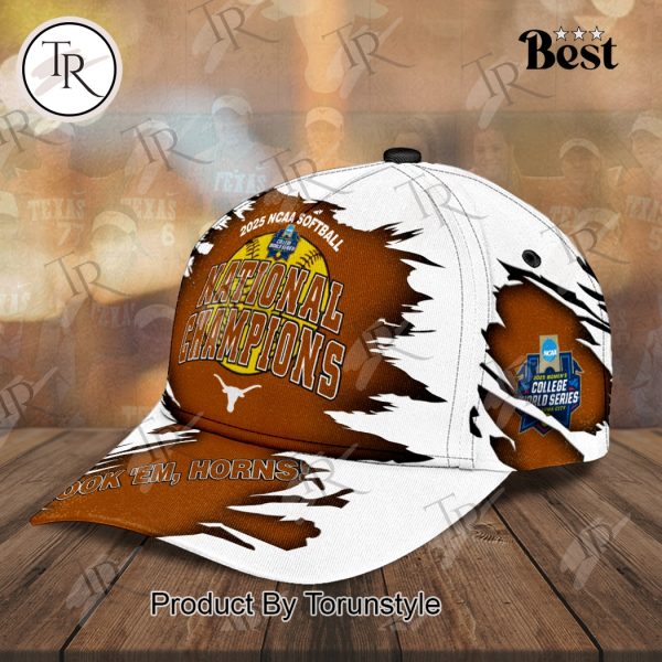 2025 NCAA Softball National Champions Texas Longhorns Hook ‘Em, Horns! Limited Edition Cap