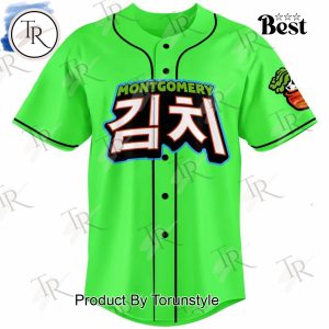 Montgomery Biscuits X Kimchi & Korean Heritage NightLimited Edition Baseball Jersey