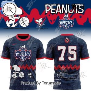 Washington Mystics 75 Years Peanuts Limited Edition Hoodie