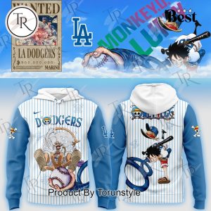 Los Angeles Dodgers X One Piece Night Monkey D Luffy Special Edition Hoodie