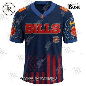 Buffalo Bills X U.S.M.C 250th Birthday Limited Edition Football Jersey