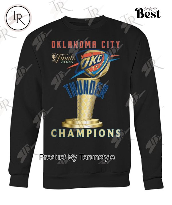 Oklahoma City Thunder Finals 2025 Champions Limited Edition T-Shirt