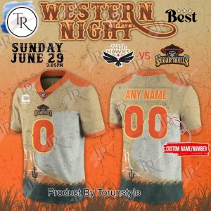Tucson Sugar Skulls X Western Night 2025 Custom Name Limited Edition Football Jersey