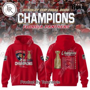 Stanley Cup Final 2025 Champions Florida Panthers Limited Edition Hoodie