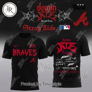 Dominate World Tour Stray Kids X Atlanta Braves 2025 Limited Edition Hoodie