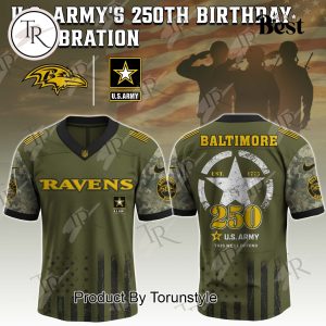 Baltimore Ravens X 250th U.S Army This We’ll Defend Limited Edition Football Jersey