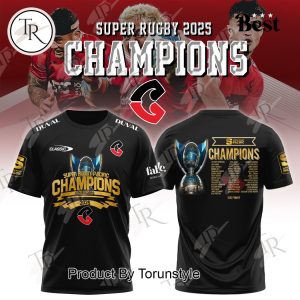 Super Rugby Pacific Champions Crusaders 2025 Hoodie