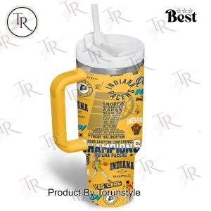 Indiana Pacers Basketball 2025 Eastern Conference Champions Limited Edition 40oz Tumbler