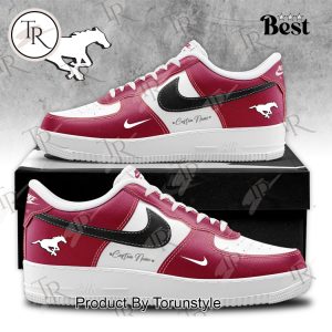 Calgary Stampeders 2025 Logo Custom Name AF1 Sneakers