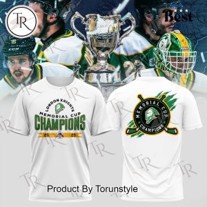 Memorial Cup Champions 2025 London Knights Limited Edition Hoodie – White