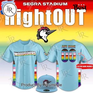 Fayetteville Woodpeckers X Pride Night 2025 Special Edition Baseball Jersey Fayetteville Woodpeckers X Pride Night 2025 Special Edition Baseball Jersey