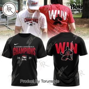 2025 Eastern Conference Champions Charlotte Checkers Limited Edition Hoodie – Black