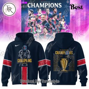 2025 UEFA Champions League Champions Paris Saint-Germain Limited Edition T-Shirt