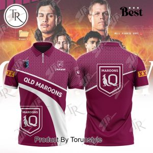 Queensland Maroons 2025 Custom Name Limited Edition Polo Shirt