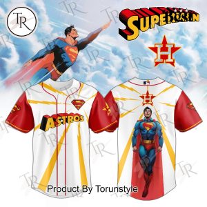 Houston Astros X Superman “Man of Steel” 2025 Limited Edition Baseball Jersey