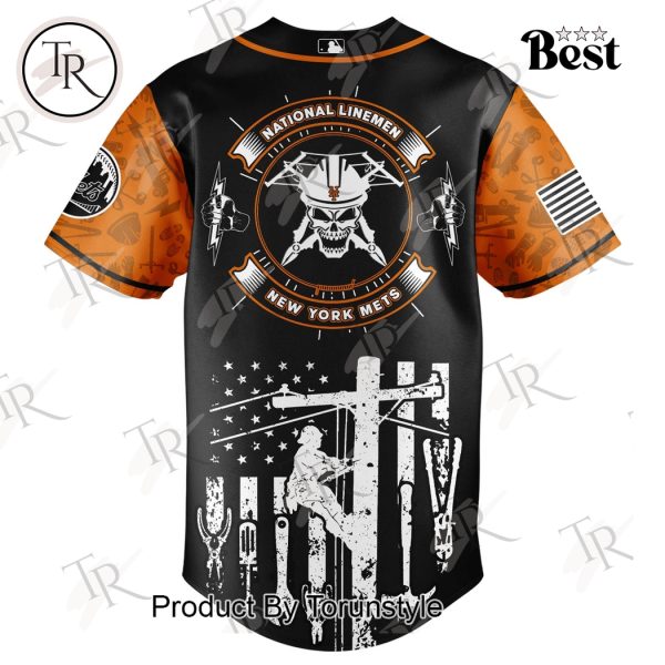 New York Mets X National Lineman Appreciation Day 2025 Limited Edition Baseball Jersey