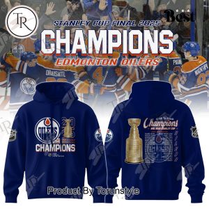 Stanley Cup Final 2025 Champions Edmonton Oilers Limited Edition Hoodie