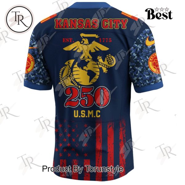Kansas City Chiefs X U.S.M.C 250th Birthday Limited Edition Football Jersey