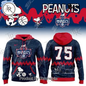 Washington Mystics 75 Years Peanuts Limited Edition Hoodie