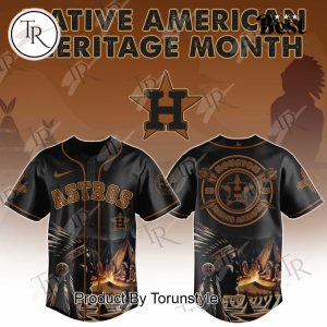 Houston Astros X Native American Heritage Month Special Edition Baseball Jersey