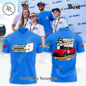 Chase Elliott Race Winner Nascar Cup Series Limited Edition Polo Shirt – Blue