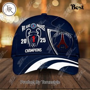 Paris Saint-Germain F.C We Are Paris Number 1 2025 Champions Limited Edition Cap