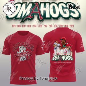 Omahogs 12-Times Arkansas Razorbacks 2025 Limited Edition Hoodie