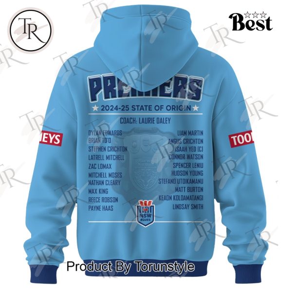 New South Wales Blues Premiers 2024-25 State Of Origin Limited Edition Hoodie