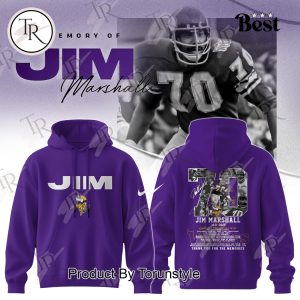 In Memory Of Jim Marshall 1937-2025 Thank You For The Memories Hoodie