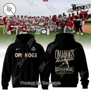 Omahogs Arkansas Razorbacks 2025 Limited Edition Hoodie – Black